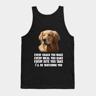 I'll watching you Your Wardrobe with Labrador Retriever-inspired Style Tank Top